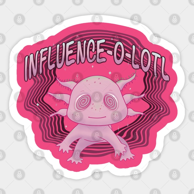 Influencer Axolotl Sticker by Character Alley
